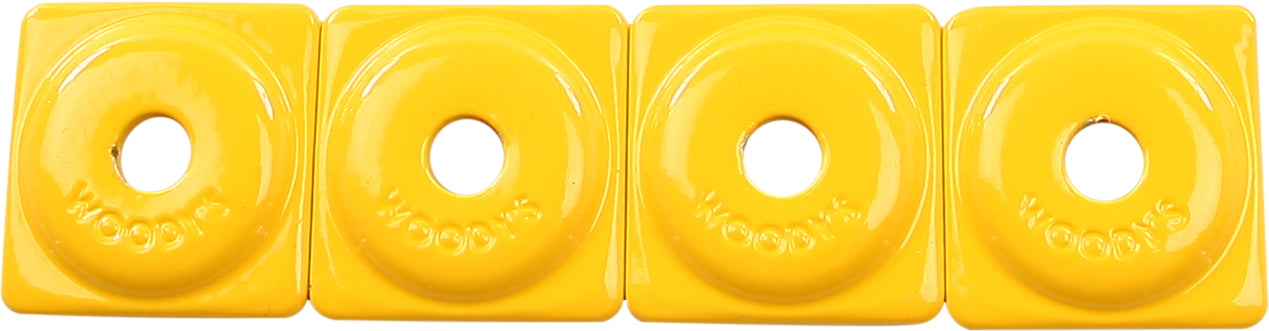 Woodys Square Digger Support Plate Yellow