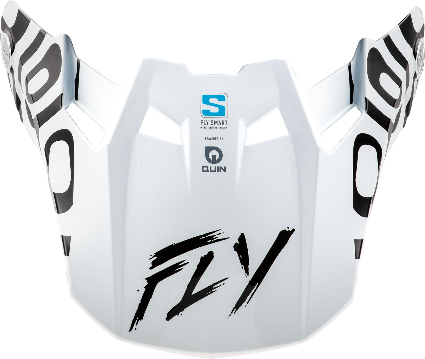 Fly Racing Formula S Carbon Abyss Visor White/Black Yl/Sm