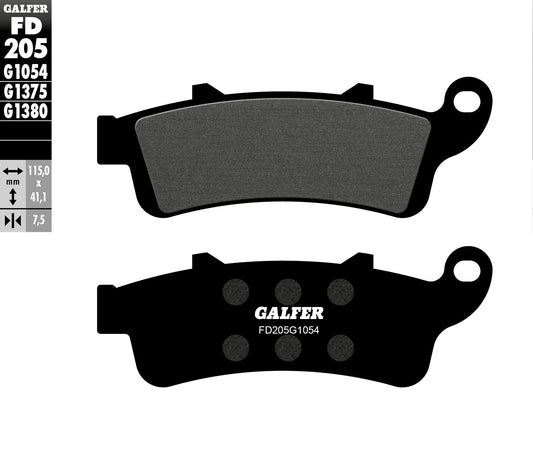 Galfer Brake Pads Semi Metallic Fd205G1054