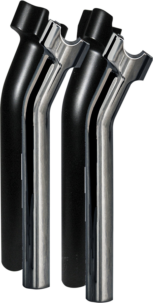 Wild 1 Chubby 9.5" Pullback Risers Black