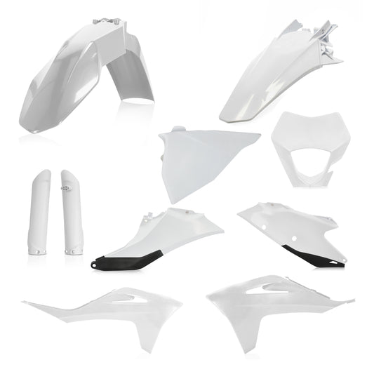 Acerbis Full Plastic Kit Gas White/Black