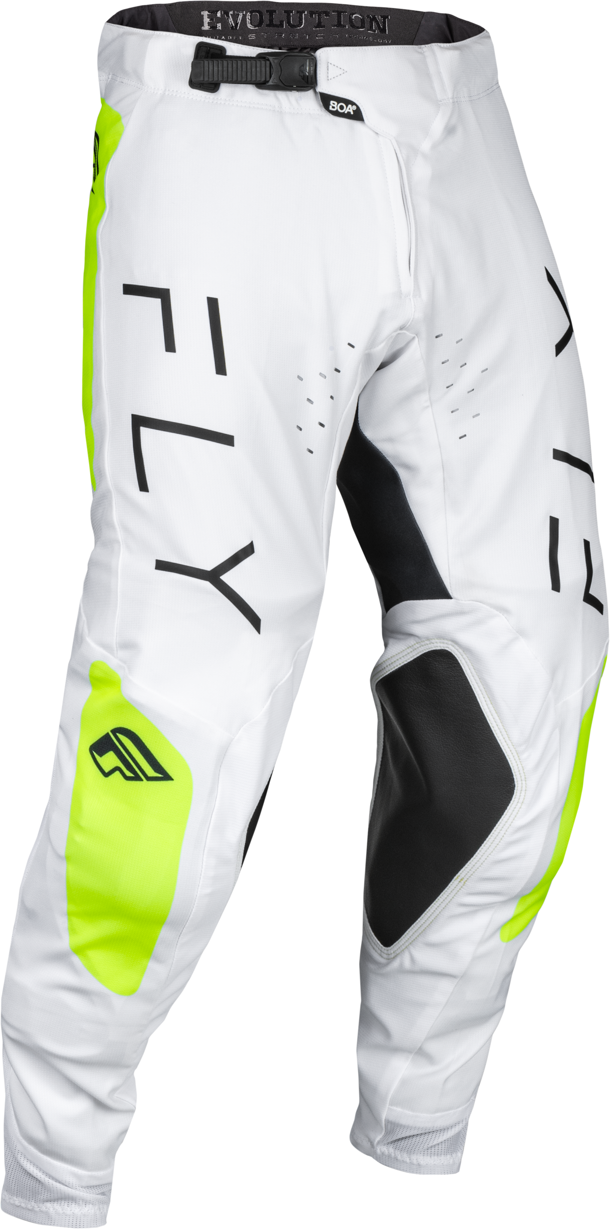 Fly Racing Evolution Dst Pants White/Hi-Vis Sz 36