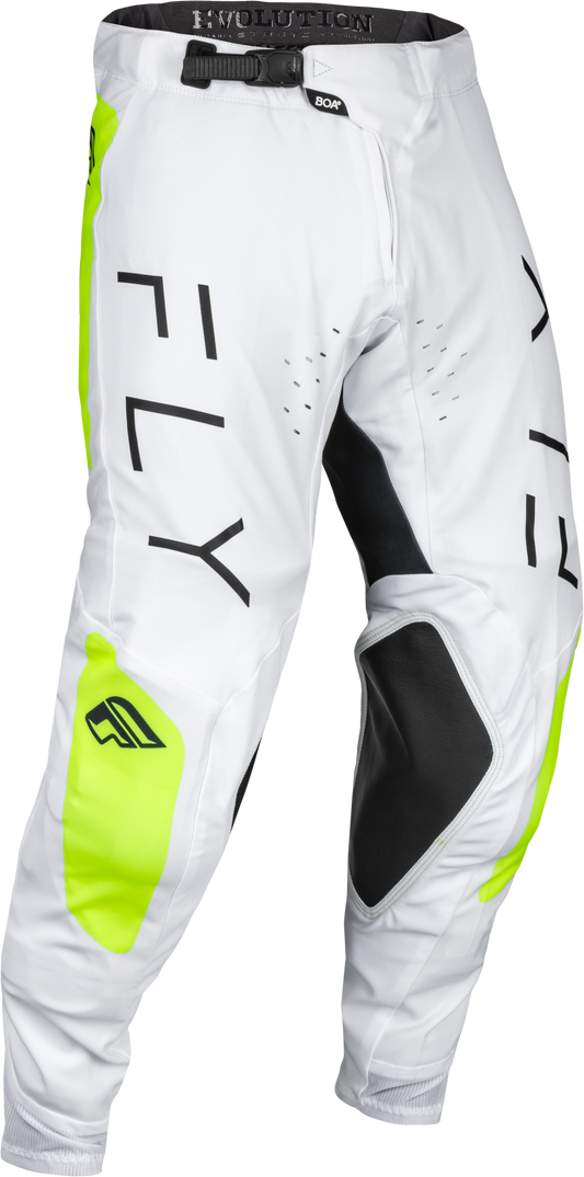 Fly Racing Evolution Dst Pants White/Hi-Vis Sz 36