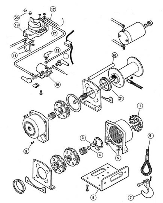 Warn Winch Replacement Drum Bushing