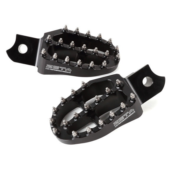 Zeta Aluminum Footpegs Black • #634-3212BK