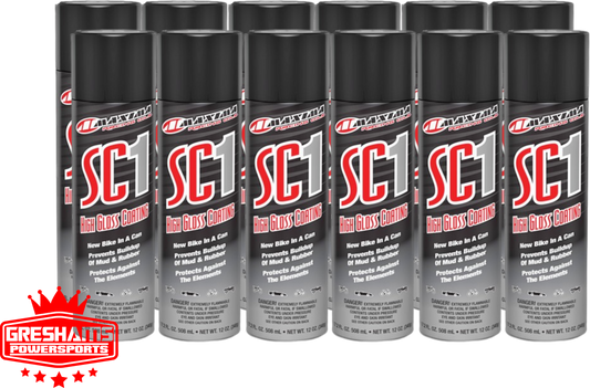 HIGH GLOSS SC1 CLEAR COAT SILICONE SPRAY 17.2 FL OZ- 12 PACK