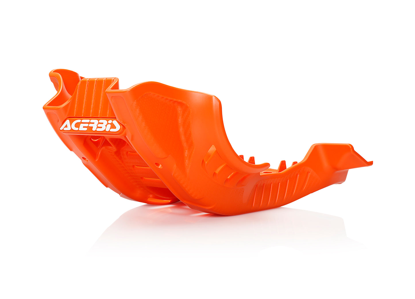 Acerbis Skid Plate Orange/White • #27916-35321