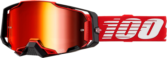 100-Percent Armega Goggle Red Mirror Red Lens