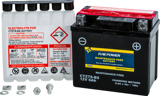 Fire Power Battery Ctz7S-Bs Maintenance Free