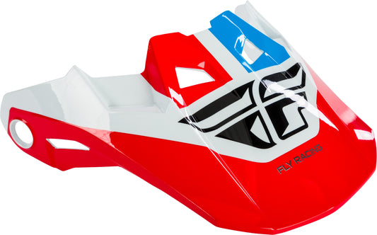 Fly Racing Formula Visor Red/White/Blue Xl-2X