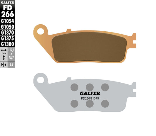 Galfer Brake Pads Sintered Ceramic Fd266G1375