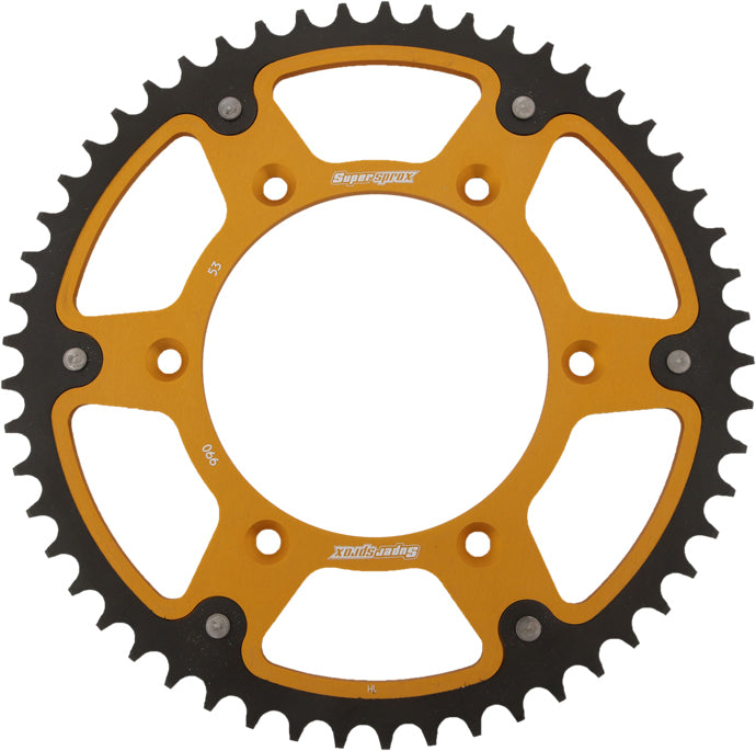 Supersprox Rear Stealth Sprocket Alu/Stl 53T-520 Gld Hus/Husq/Ktm