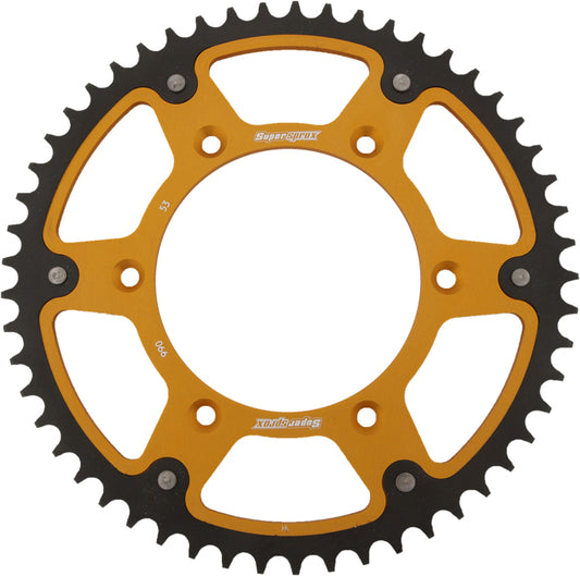 Supersprox Rear Stealth Sprocket Alu/Stl 53T-520 Gld Hus/Husq/Ktm