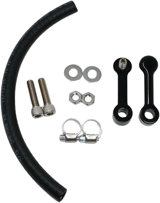 Dk Custom Products Billet Tank Lift Kit 3" `99-Up Touring Powder Coat Blk