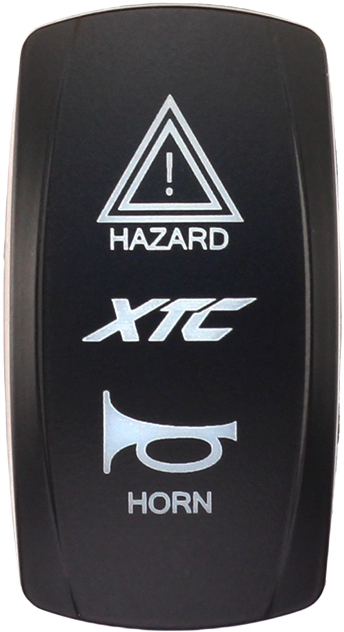 Xtc Power Products Dash Switch Rocker Face Xtc Hazard/Horn