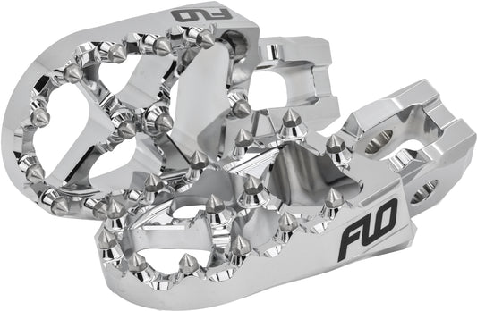 Flo Motorsports Flo Footpeg Chrome Honda/Kaw