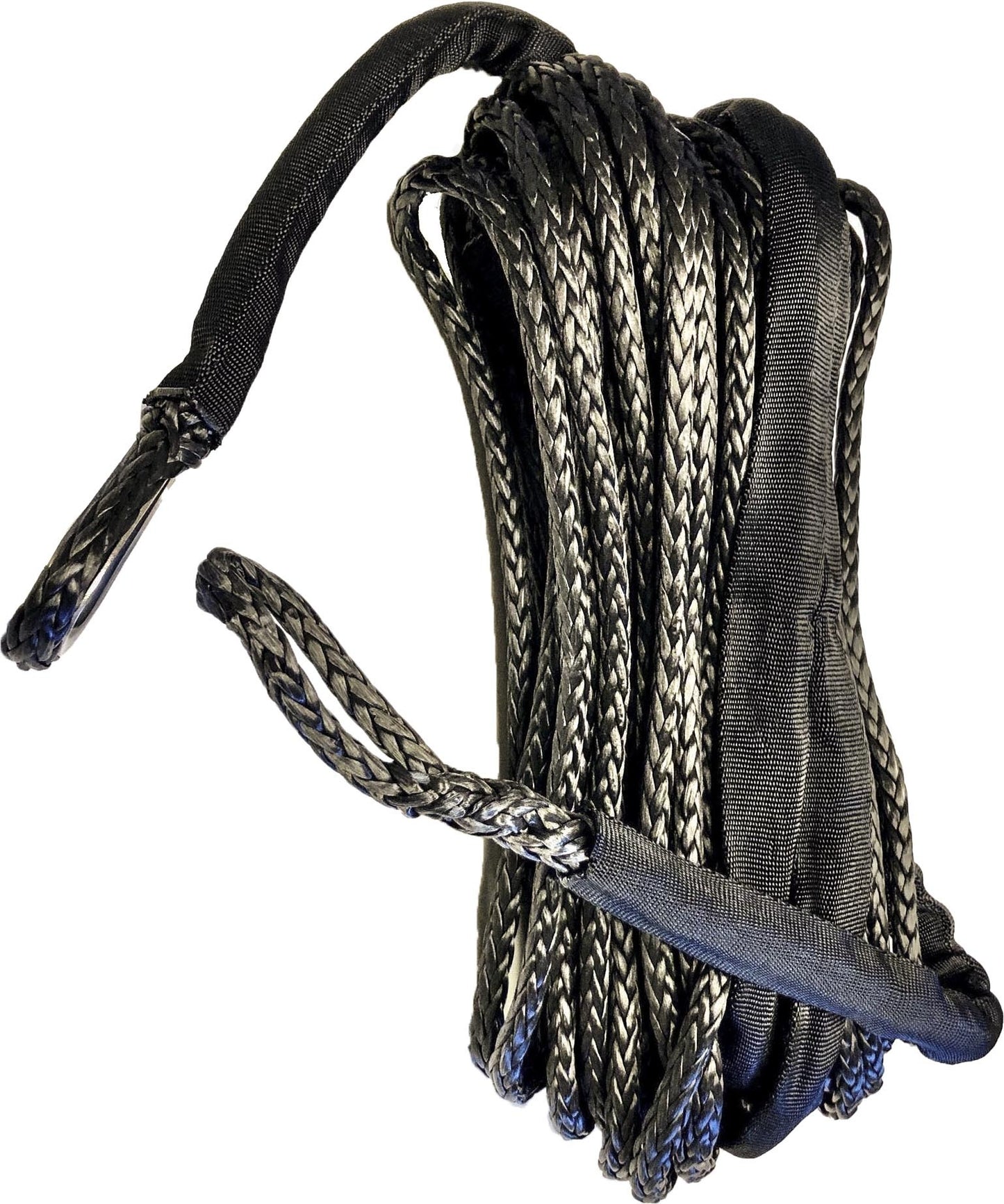 Open Trail Synthetic Winch Rope 3/16" Diameter X 50 Ft. Black