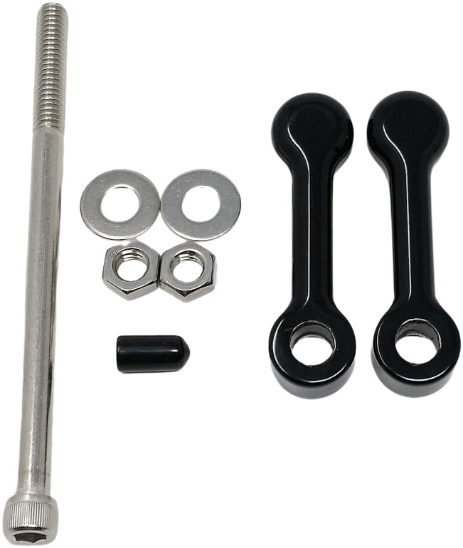 Dk Custom Products Billet Tank Lift Kit 2" `04-Up Xl Powder Coat Blk