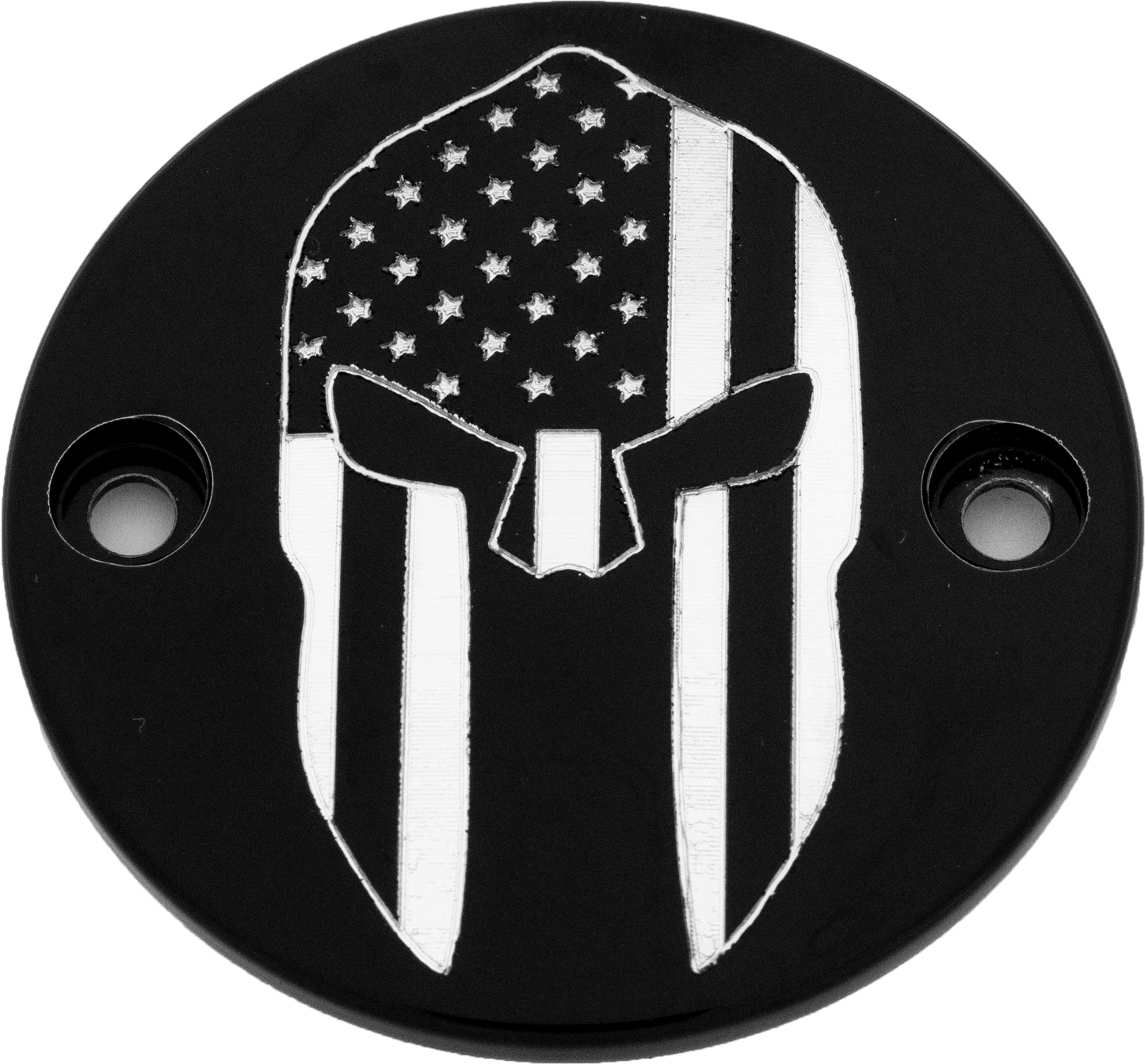 Custom Engraving M8 Timer Cover Spartain Black