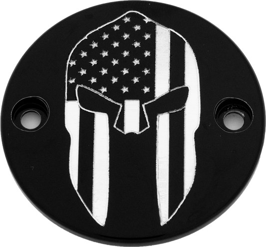 Custom Engraving M8 Timer Cover Spartain Black