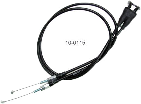 Motion Pro Black Vinyl Throttle Push-Pull Cable Set • #70-1115