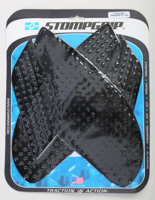 Stompgrip Tank Pad Kit Volcano Black • #655-4016B