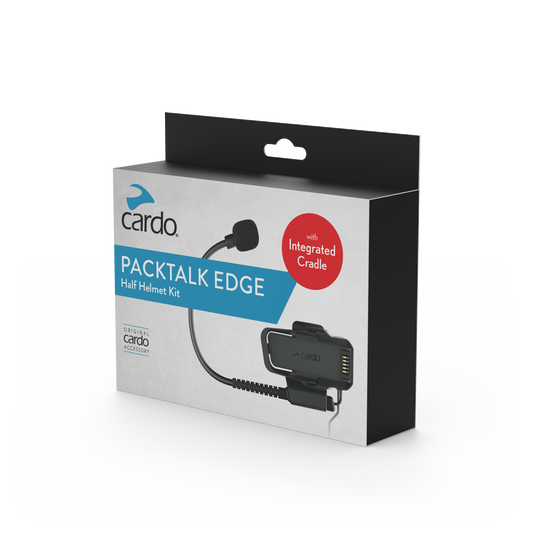 Cardo Packtalk Edge Half Helmet Kit