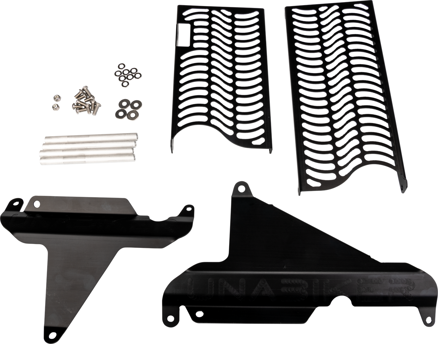 Unabiker Radiator Guards Kaw Kx450 Black