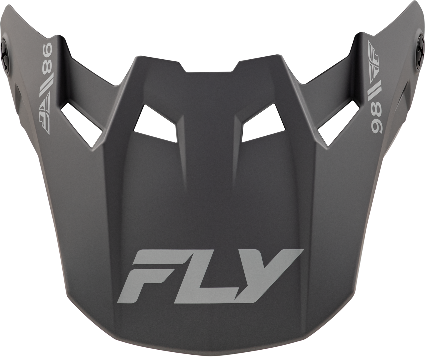 Fly Racing Formula Cc Objective Visor Matte Black/Grey Yl/Sm