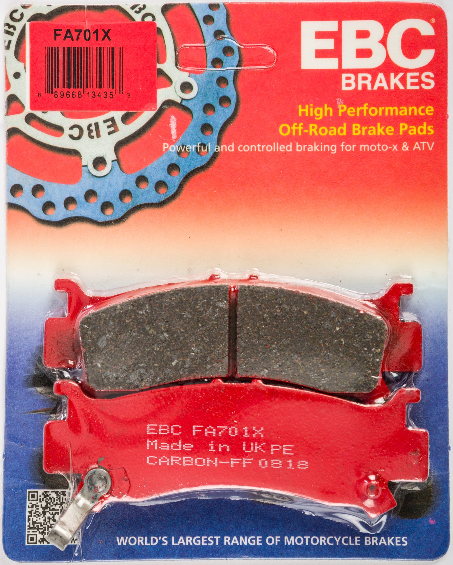 Ebc Brake Pads Fa701X Carbon X Series