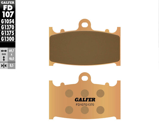 Galfer Brake Pads Sintered Fd107G1370