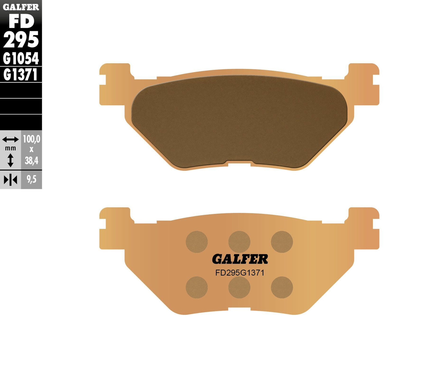 Galfer Brake Pads Sintered Fd295G1371