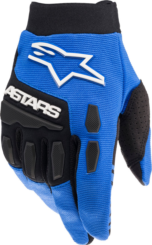 Alpinestars Youth & Kids Full Bore Gloves Blue/Black Y2Xs