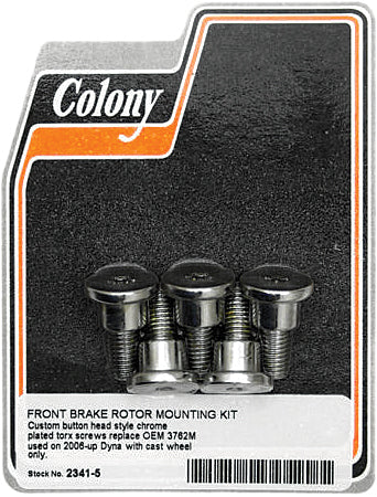 Colony Machine Brake Rotor Screw Kit