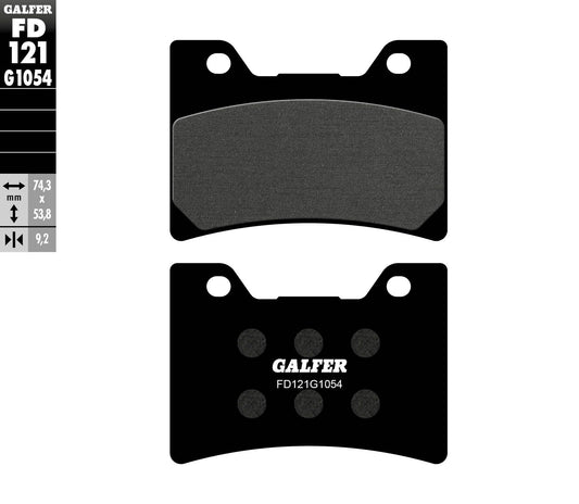 Galfer Brake Pads Semi Metallic Fd121G1054