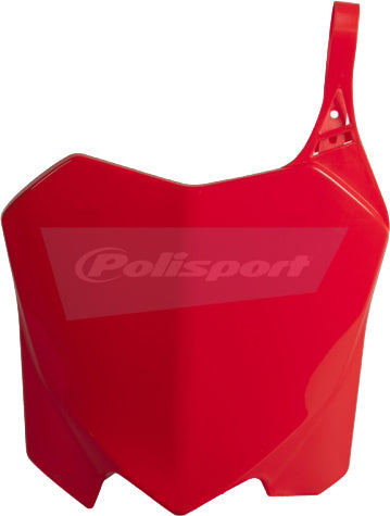 Polisport Front Number Plate Red • #64-06692