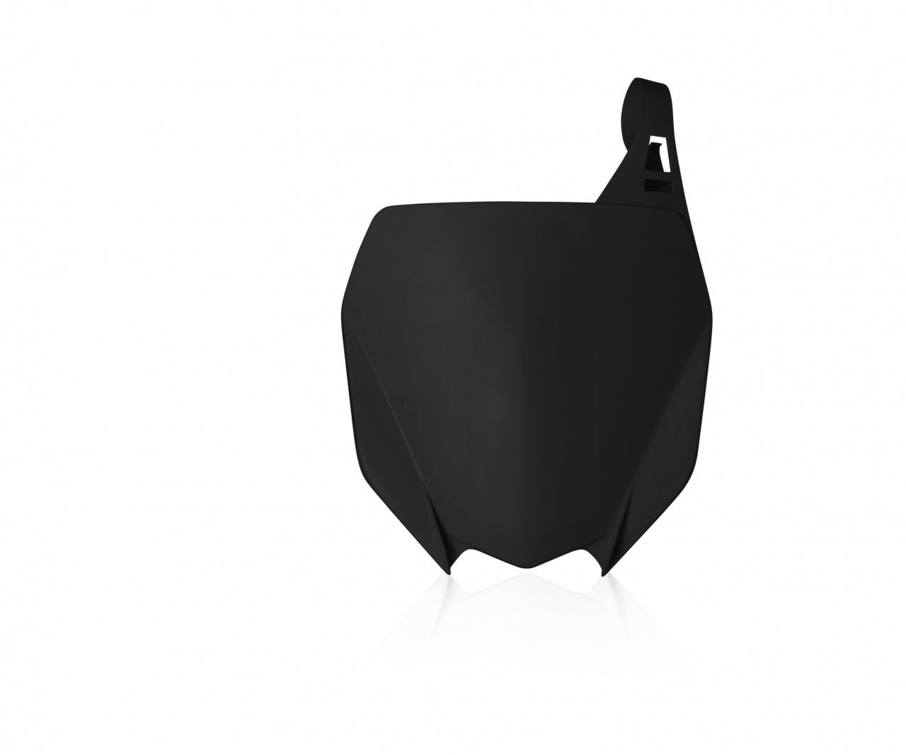 Acerbis Front Number Plate Black • #26858-60001