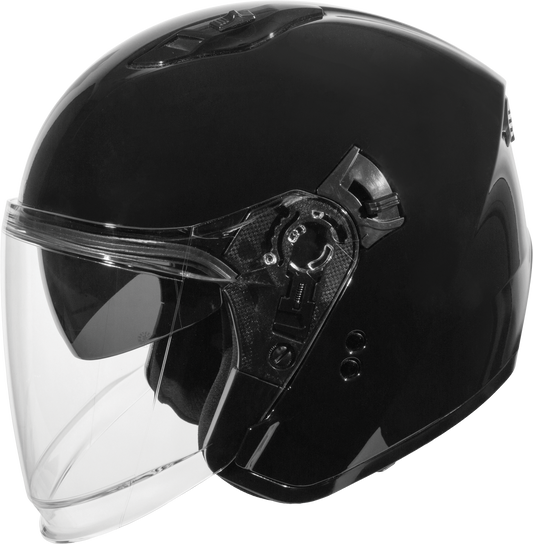 Gmax Of-87 Helmet W/Led Light Black Lg