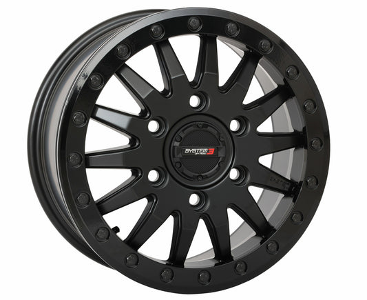 System 3 Sb8 Wheel 15X7 5+2 (+38Mm) 6/5.5 Matte Black