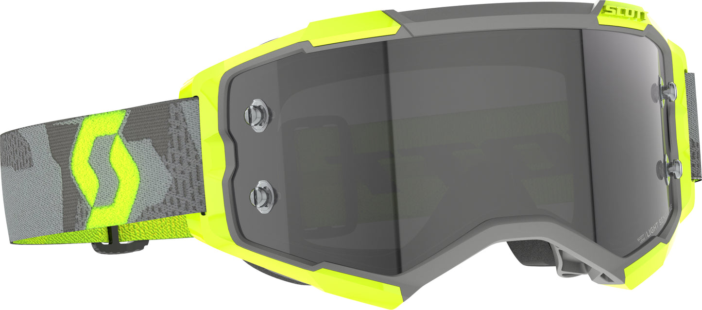 Scott Fury Ls Goggle Lt Grey/Neon Ylw Grey Works