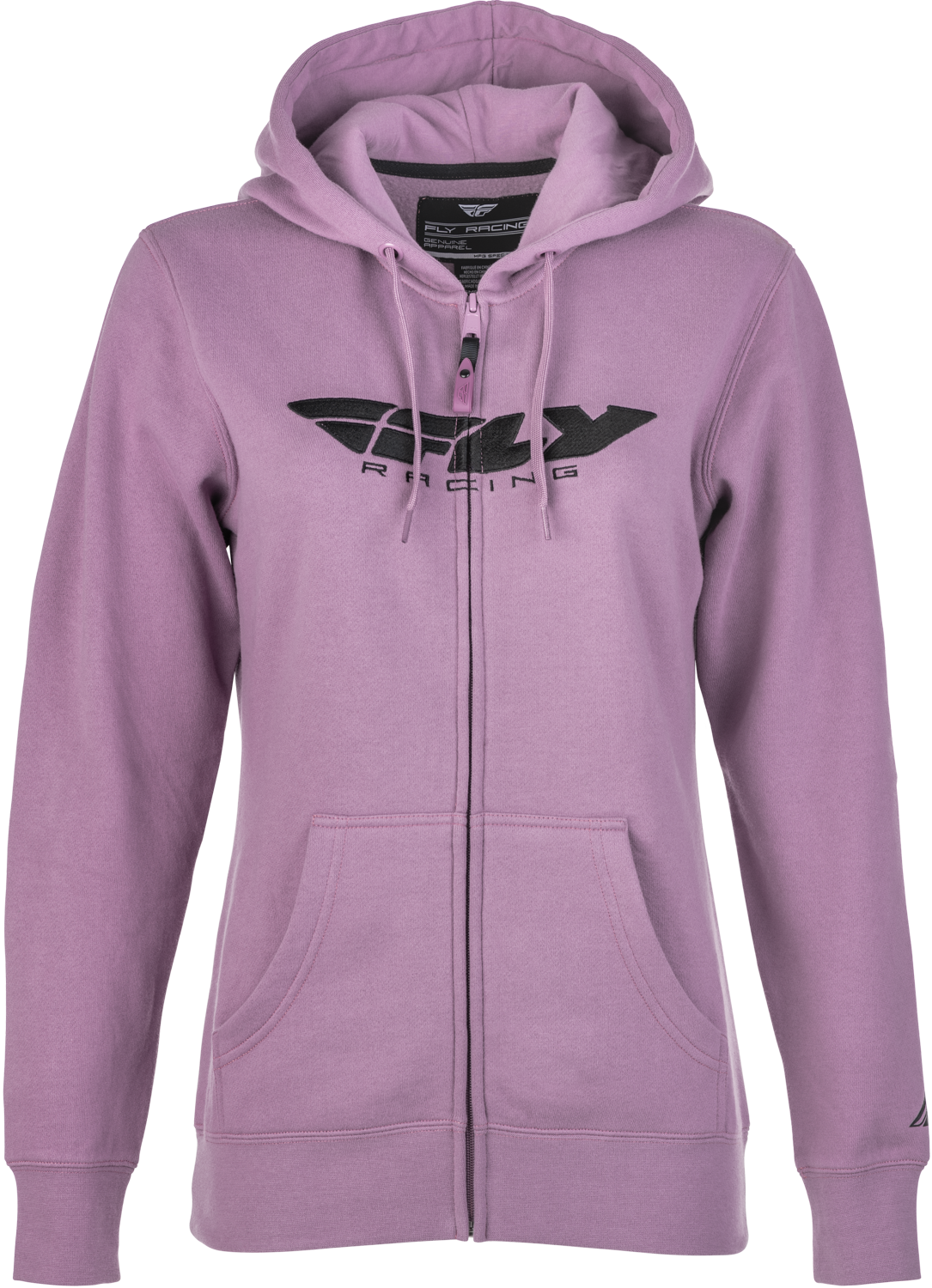 Fly Racing Women'S Fly Corporate Zip Up Hoodie Mauve 2X