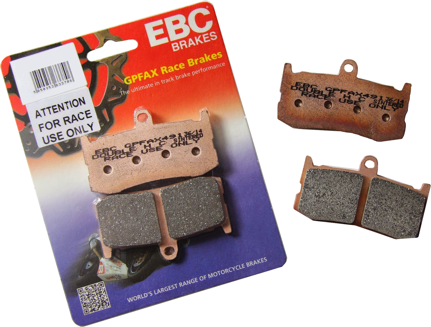 Ebc Brake Pads Gpfax604/4Hh Sintered Gpfax Race Only