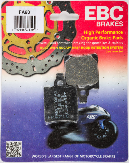 Ebc Brake Pads Fa60 Organic