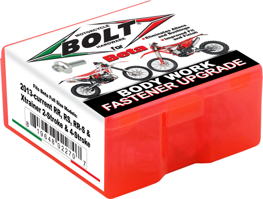 Bolt Full Plastic Fastener Kit Beta Rr/Rr-S/Rs/Xtrainer