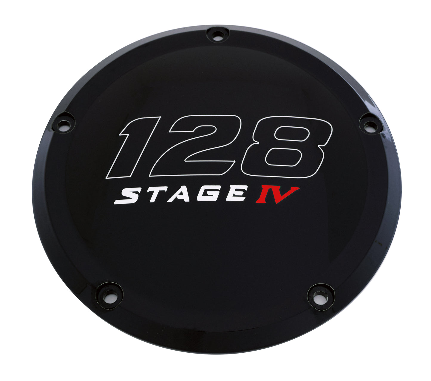 Custom Engraving 6   M8 Softail Derby Cover 128 Stage Iv Black