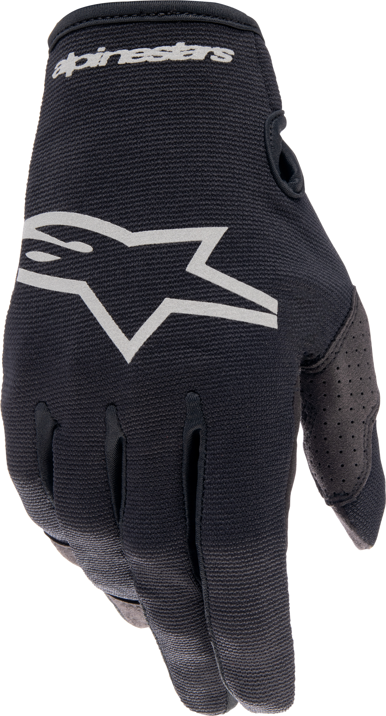 Alpinestars Radar Gloves Black/Brushed Silver Sm