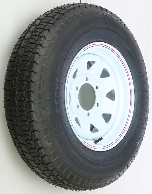 Awc Trailer Tire And Wheel Assembly White • #58-8169
