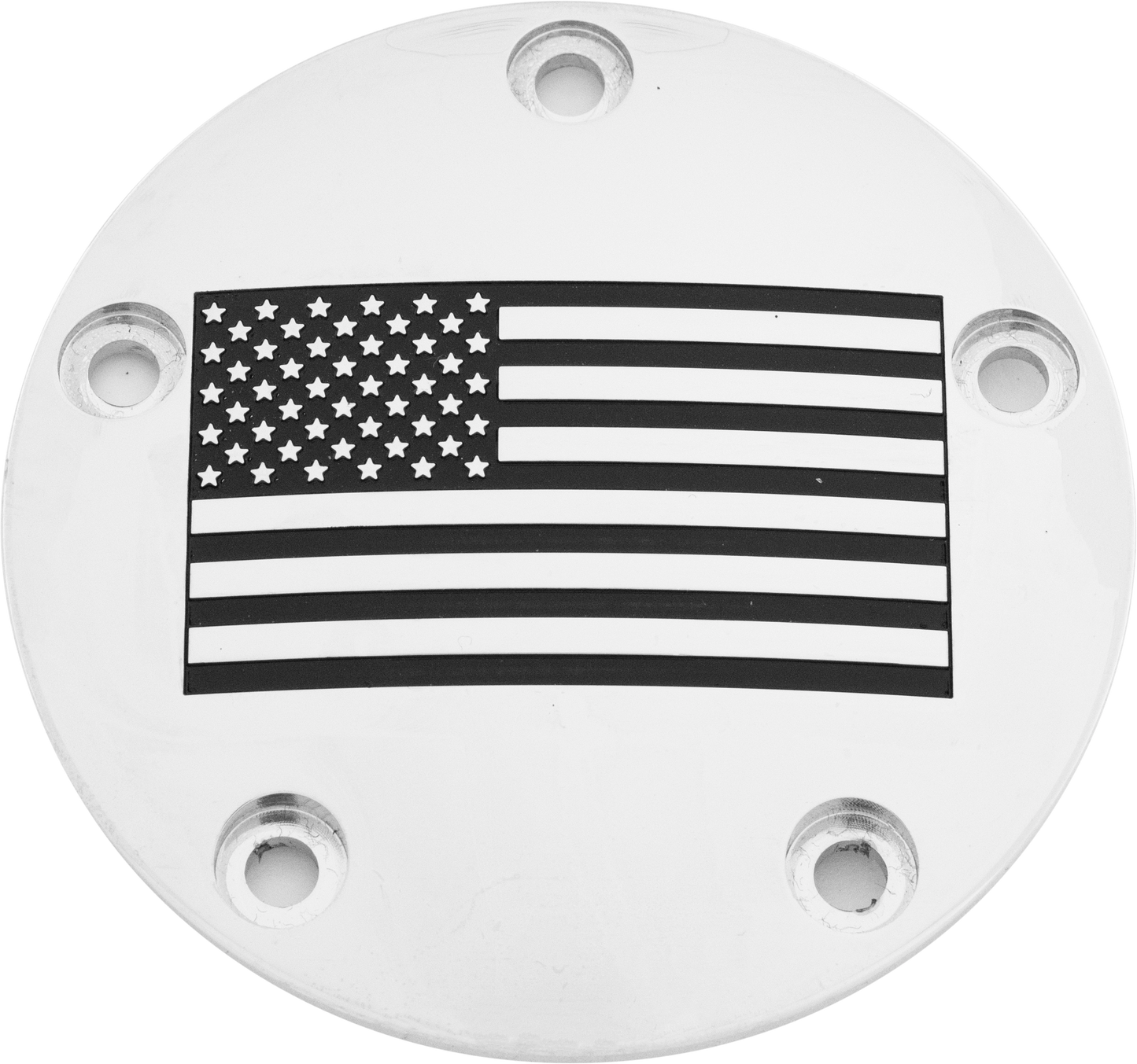 Custom Engraving Tc Timer Cover American Flag Chrome