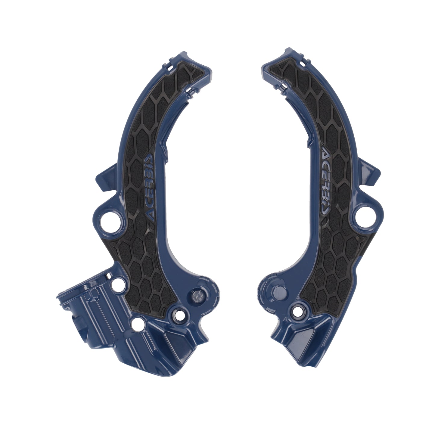 Acerbis Frame Guards- X-Grip Blue/Black