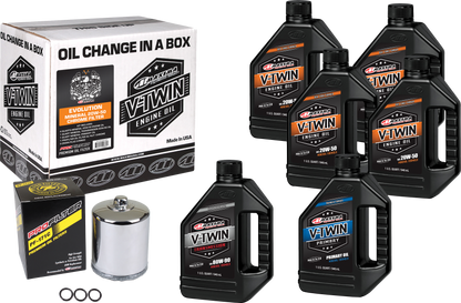 Maxima V-Twin Oil Change Kit